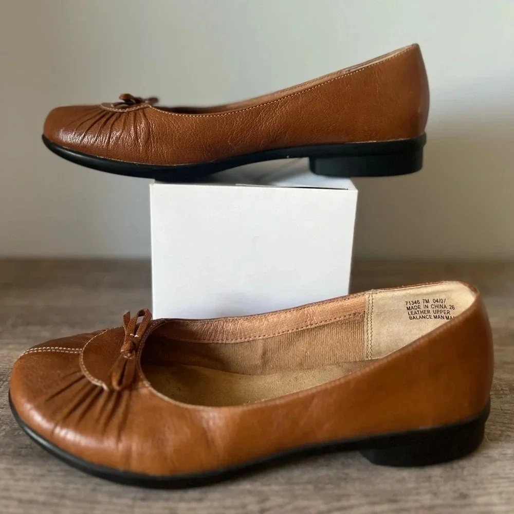 Clark’s Leather Flats